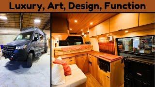 Luxury Meets Function with Unique Van Layout