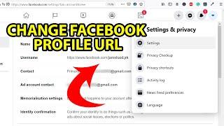 How to Change Facebook Profile URL Name 2021