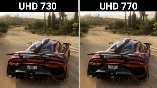 UHD 730 vs UHD 770 - Test In 5 Games