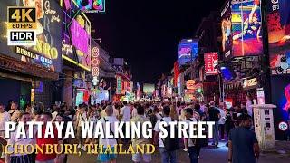 [CHONBURI] Pattaya Walking Street "Exploring Pattaya Night Life"| Thailand [4K HDR]