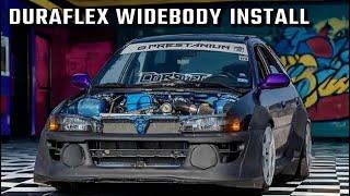 RWD K Swapped Subaru Goes WIDEBODY!!! Install & Drifting