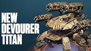  War Robots: New Titan Devourer With Rapid Firing Rocket Launchers | Update 10.6