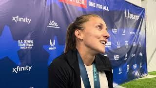 Marisa Howard Feels Stronger as a Mom After 3K Steeple 3rd Place to Qualify For Paris Olympic Games