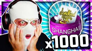 OPENING 1000 SHANGHAI STICKER CAPSULES (HUNT FOR DONK GOLD)