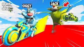 OGGY AND JACK TRIED FUNNY PRANK DEADLINE PARKOUR CHALLENGE (GTA 5 Funny Moments)