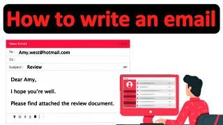 How to write an EMAIL in English     Learn with Examples