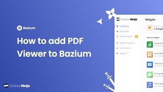 How to add a PDF Viewer to Bazium