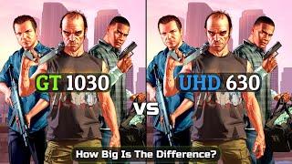 GT 1030 vs UHD 630 | How Big Is The Difference??