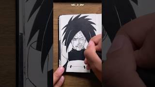 [ASMR] Drawing Madara - Naruto #satisfying #shorts #asmr