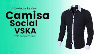 Review/Unboxing da CAMISA SOCIAL VSKA e TAMANHO de camisas MASCULINAS da CHINA!