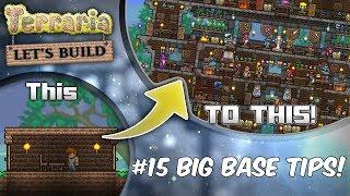 Terraria Let's Build Part 15 | BIG BASE BUILDS! | Easy to use design! | PC | Console | Mobile