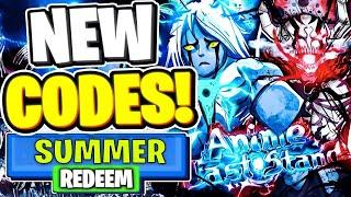 ALL *NEW* HIDDEN CODES FOR ANIME LAST STAND IN 2024! ROBLOX ANIME LAST STAND CODES