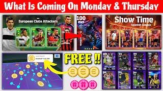 What Is Coming On Monday & Next Thursday In eFootball 2024 Mobile !! Free Epic Player & Free Coins 