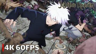 Gojo vs Toji Fushiguro - Full Fight | Jujutsu Kaisen Season 2 Episode 3 | 4K 60FPS | CC