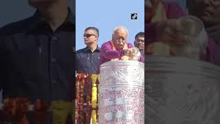 RSS Chief Mohan Bhagwat unveils 60 kg silver water column at Mahakal Temple