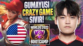 GUMAYUSI CRAZY GAME WITH SIVIR! - T1 Gumayusi Plays Sivir ADC vs Swain! | Bootcamp 2022