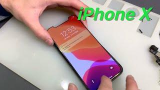 iPhone X LCD glass repair  - замена стекла дисплея