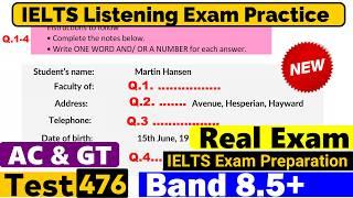 IELTS Listening Practice Test 2024 with Answers [Real Exam - 476 ]