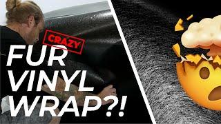 The Most Ridiculous Finish ever?   Introducing Black Beast Fur Vinyl wrap!!! One of a kind.