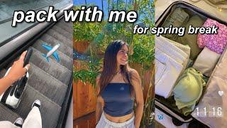 PREP & PACK WITH ME FOR SPRING BREAK (FRANCE)