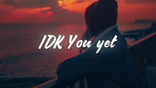 Alexander 23 - IDK You Yet (Lyrics)