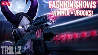 REAL FORTNITE FASHION SHOW & HIDE & SEEK LIVE! 1 WIN = 1500 VBUCK #fashionshow