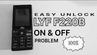 Jio Lyf F220B Auto On Off Problem UMT !! Jio F220B Auto Restart Problem Solution ! EASY UNLOCK #jio