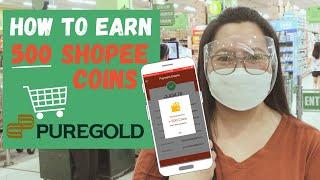 ShopeePay Puregold Promo 500 Coins Cashback