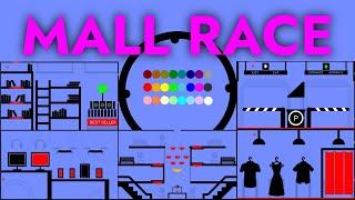 24 Marble Race EP. 38: Mall Race (by Algodoo)