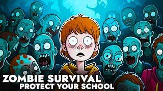 DEFEND Your School In This NEW Top Down Zombie Survival RPG...