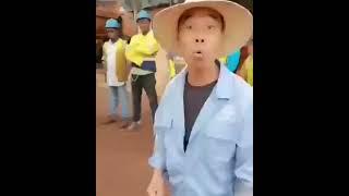 African man beats up rude Chinese at construction site