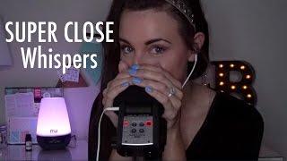 ASMR Super Close Whispers & Relaxing Light