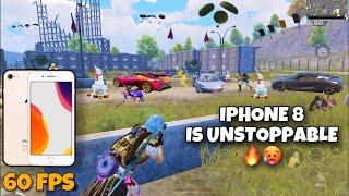 iPhone 8 PUBG Test 4 Finger Claw Gyroscope | Solo vs Squad | PUBG Mobile