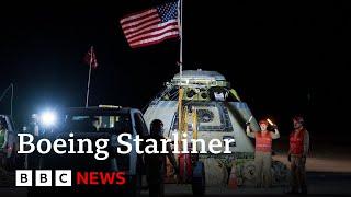 Boeing Starliner returns to earth without astronauts | BBC News