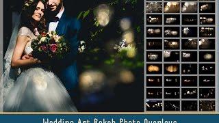 Wedding editing with Art Bokeh Overlays by MixPixBox