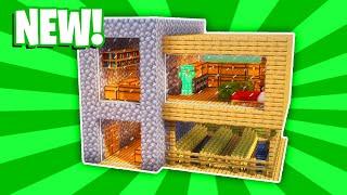 Minecraft House Tutorial :  (#9) Large Wooden Surival House (How to Build)