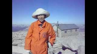 Lone, 75 year old woman completes the entire John Muir Trail on top of Mt. Whitney
