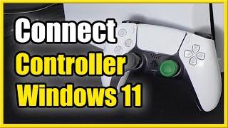 How to Connect PS5 Controller to Windows 11 PC Wireless (Easy Tutorial)