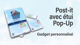 Post-it personnalisé avec étui POP-UP - Gadget personnalisé - Made in Italy