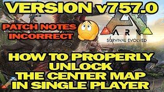 Version v757.0 Patch Notes Incorrect: How To Properly Unlock Center Map in Single Player