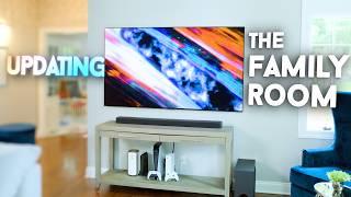 We Updated Our Living Room Tech! - (NEW TV + Soundbar!)