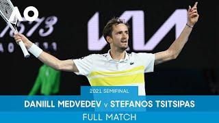 Daniil Medvedev v Stefanos Tsitsipas Full Match | Australian Open 2021 Semifinal