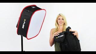 D-Fuse Universal Fit Instant Pop Up Foldable Portable LED Light Panel Softbox