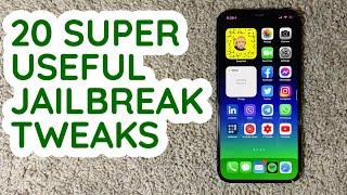 20 SUPER USEFUL JAILBREAK TWEAKS | for iOS 14 | unc0ver | Taurine