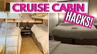 10 CRUISE CABIN HACKS: Cabin Organization Tips