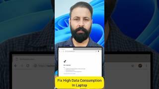 how to disable high mobile data consumption in laptop #techshorts #tipsandtricks #techtips #tech