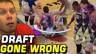 MYTEAM DRAFT GONE WRONG! I GOT THE WORST LUCK! NBA 2K17