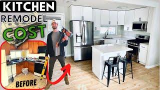 Kitchen Renovation COST (A Complete DIY Kitchen Remodel Cost Breakdown)