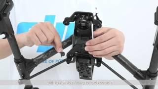 DJI Inspire 1 - How to Mount the Zenmuse X5's Gimbal Mounting Plate