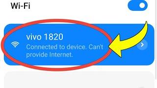 Connected To Device. Can't Provide Internet Problem In Android Phone Xiaomi